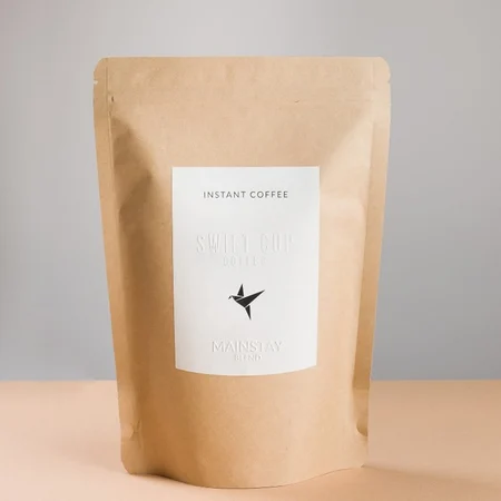 Swift Cup coffee label