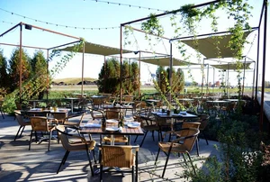 Outside Dining Hardware Restaurant