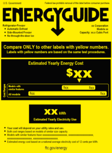 ENERGYGUIDE Label